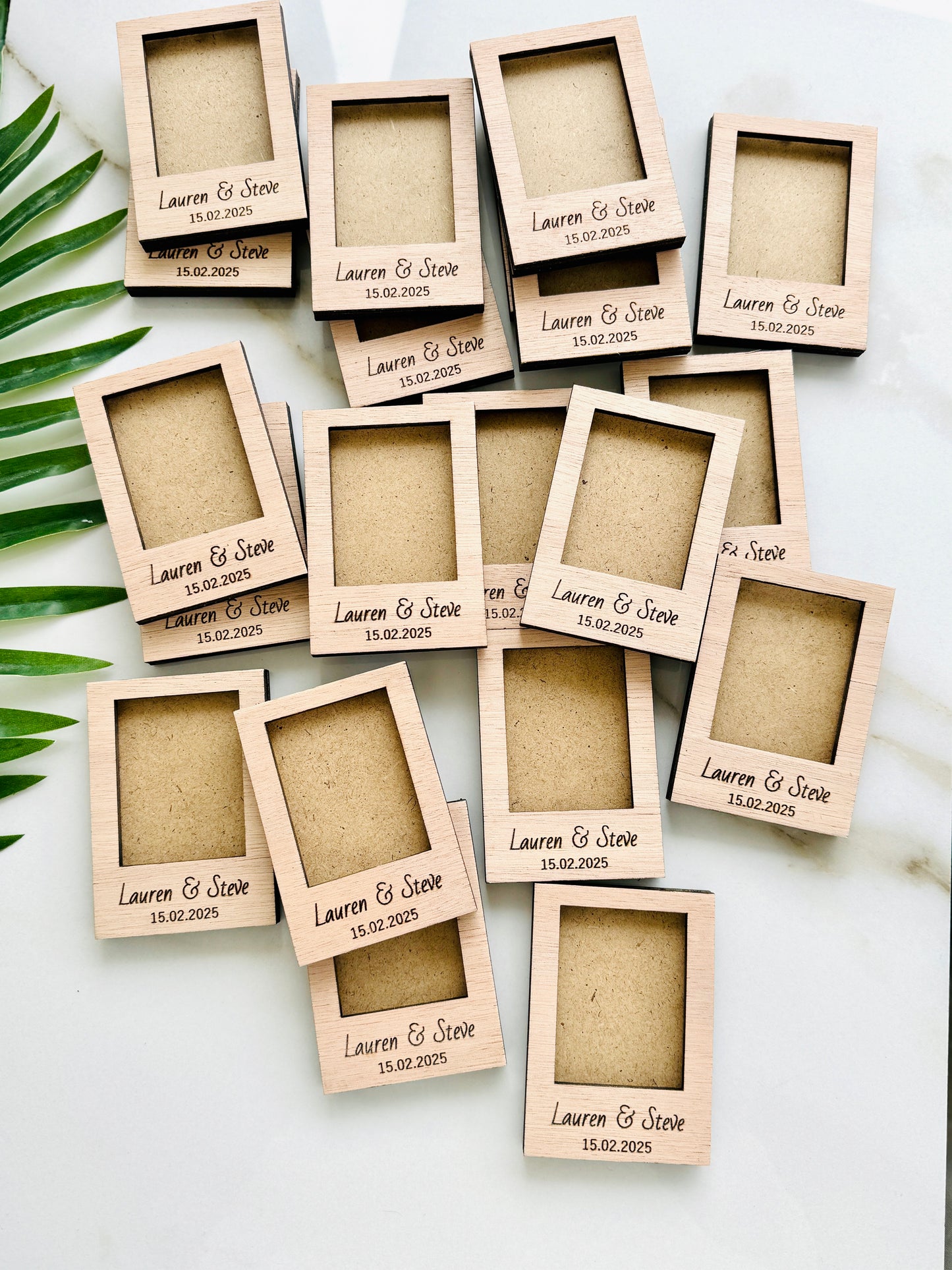 Magnetic Mini Photo Frame Favors, Instax Wedding Photo Frame Baptism Photo Frame Engagement Picture Frame Bridal Shower Engraved Photo Frame