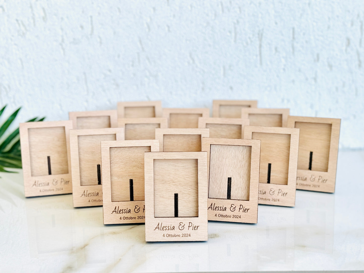 Personalized Mini Photo Frame Favors: Instax Polaroid Wedding Frames