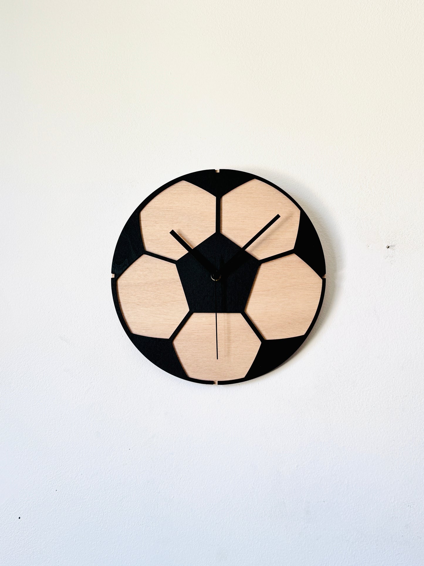 Personalized soccer coach wall clock sign with player names, custom football team thank you gift, end-of-season senior night award keepsake