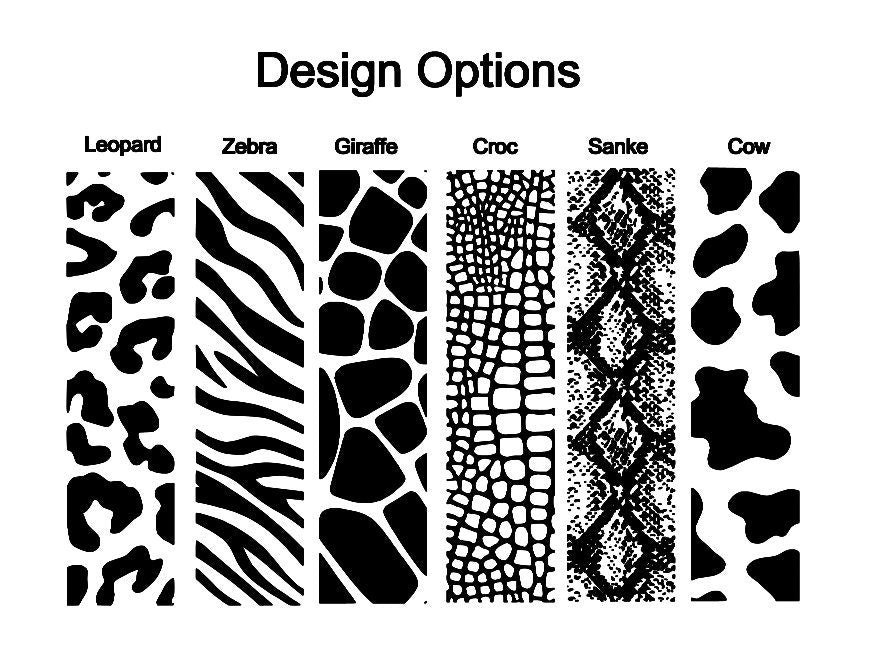 Marcapáginas personalizado con estampado animal: Regalo de madera grabada, Leopardo, Cebra, Jirafa, Serpiente, Cocodrilo