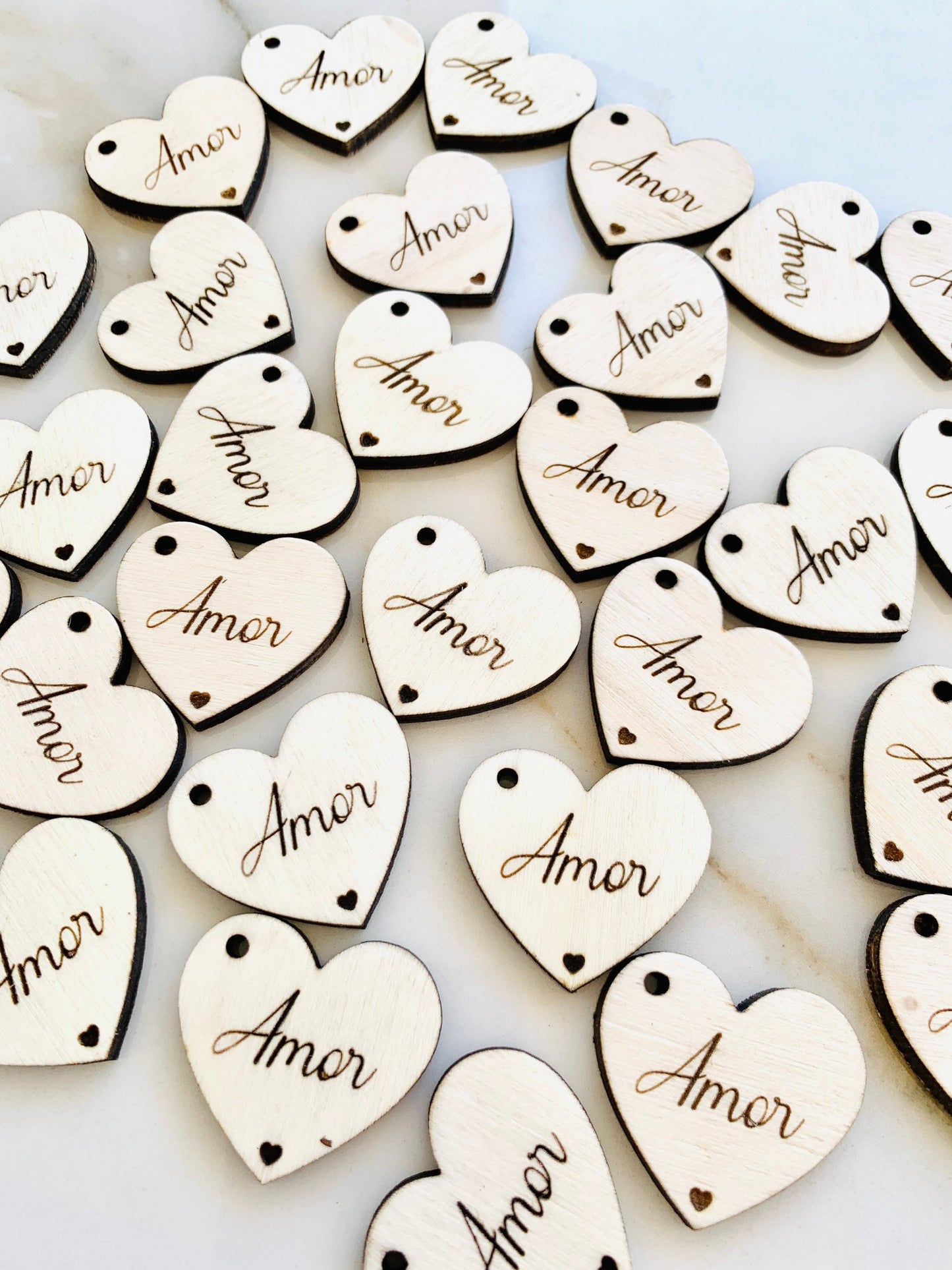 Wedding Favor Wood Tags Personalised, Wedding Heart Tags, Thank You Wedding Favor, Bridal Shower Tags, Couples names With Love Favor Tags