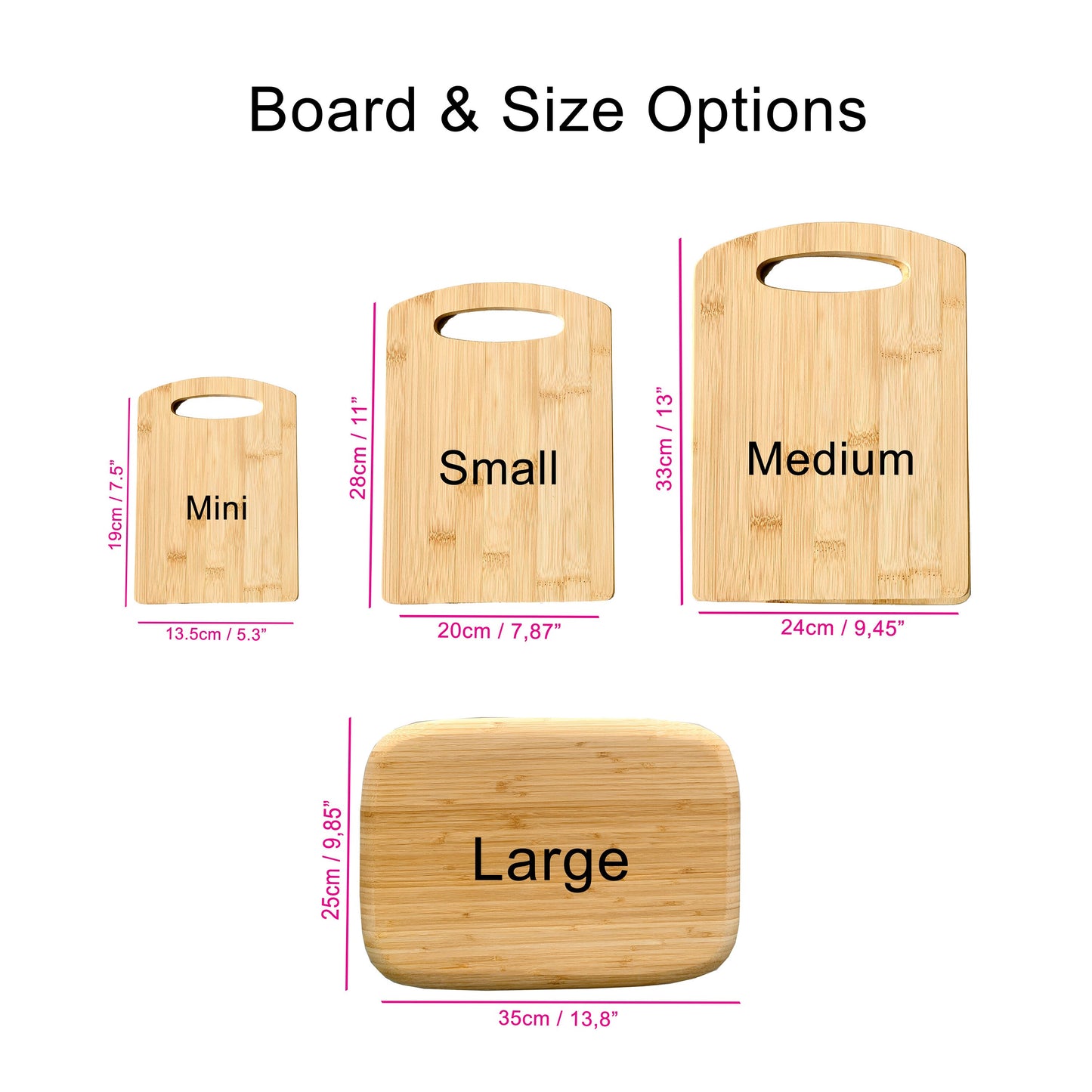 Personalized Bamboo Cutting Board: Engraved Family Name Gift