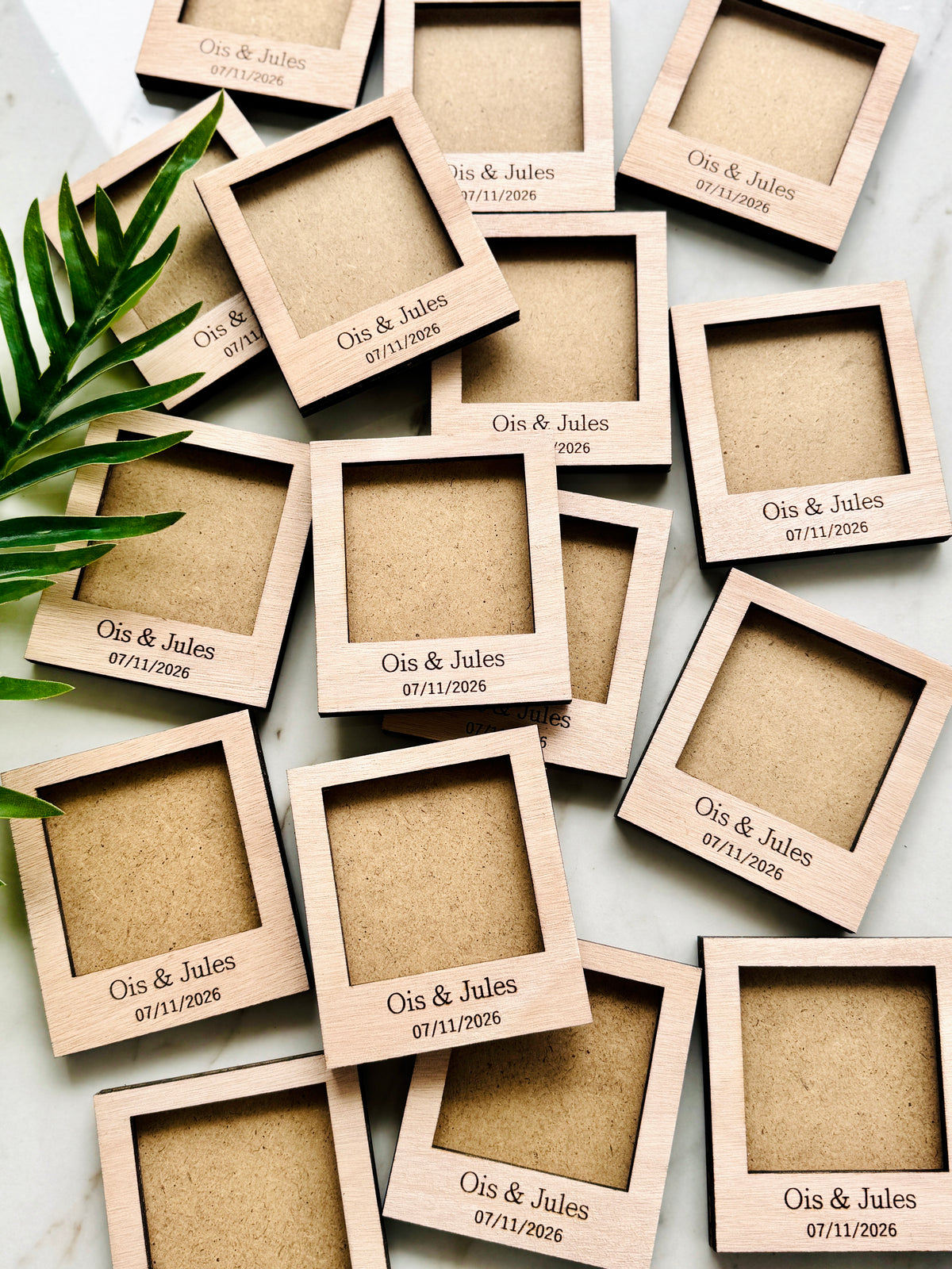 Magnetic Mini Photo Frame Favors: Personalized Instax Wedding Favors, Engagement, Baptism, Bridal Shower Gifts