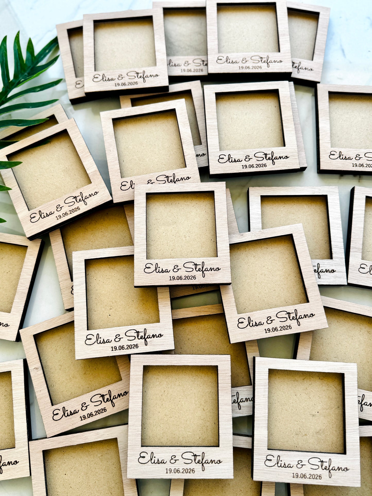 Magnetic Mini Photo Frame Favors: Personalized Instax Wedding Favors, Engagement, Baptism, Bridal Shower Gifts