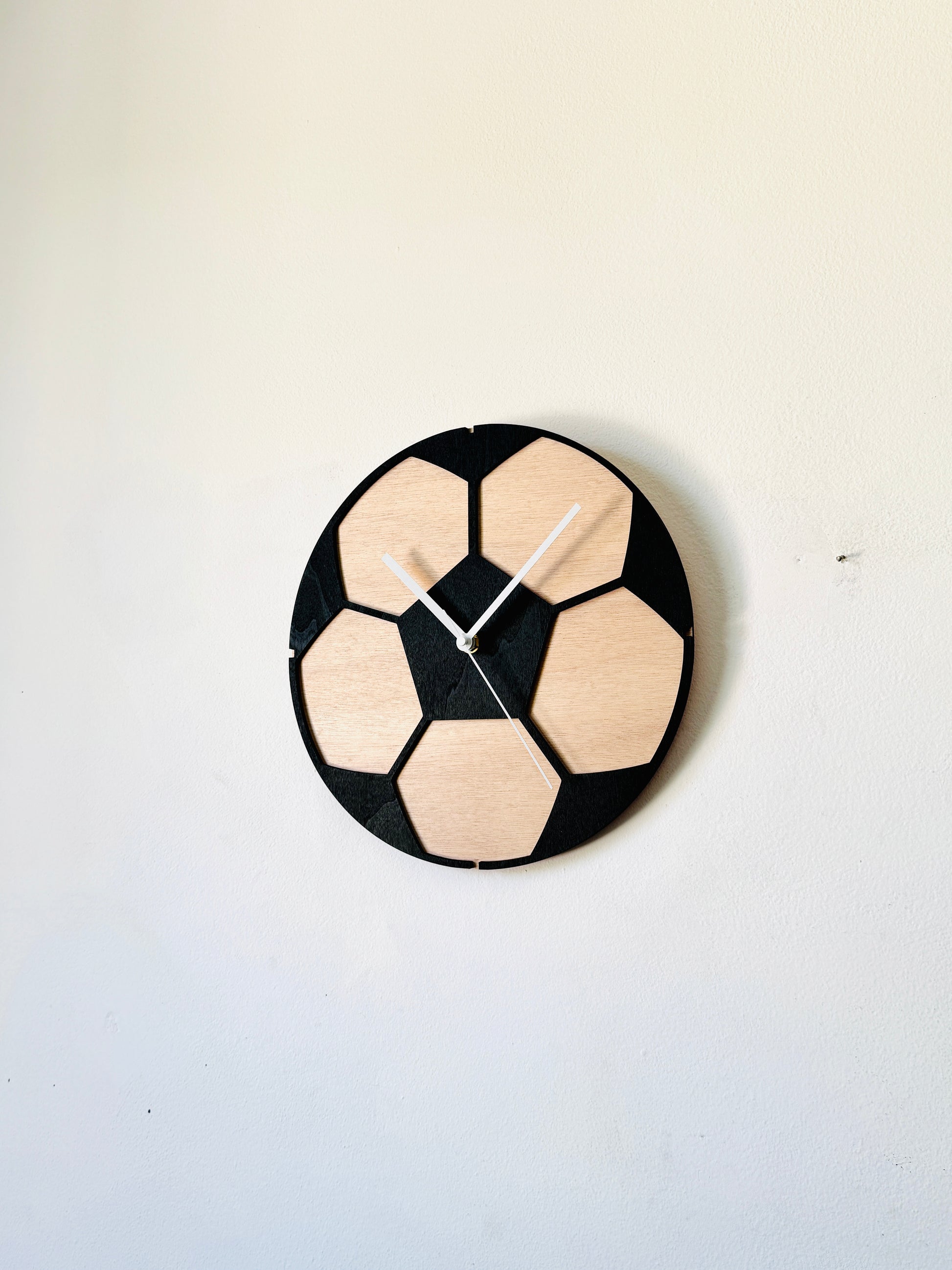 Personalized soccer coach wall clock sign with player names, custom football team thank you gift, end-of-season senior night award keepsake