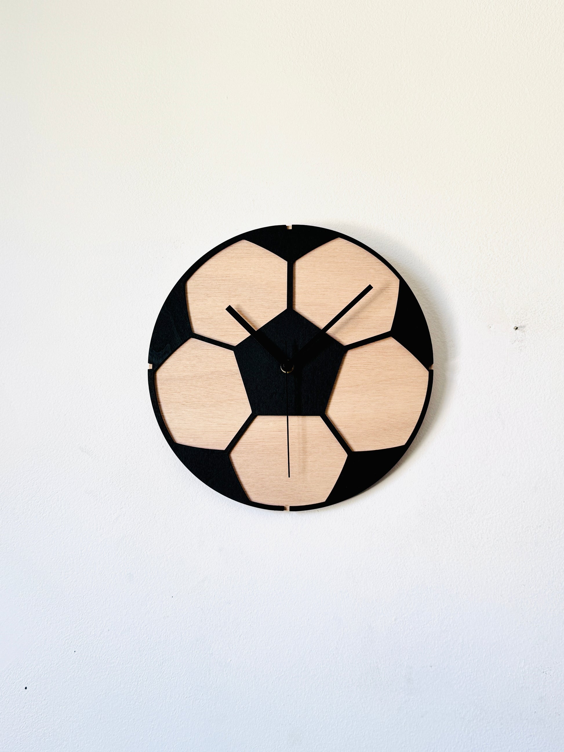 Personalized soccer coach wall clock sign with player names, custom football team thank you gift, end-of-season senior night award keepsake