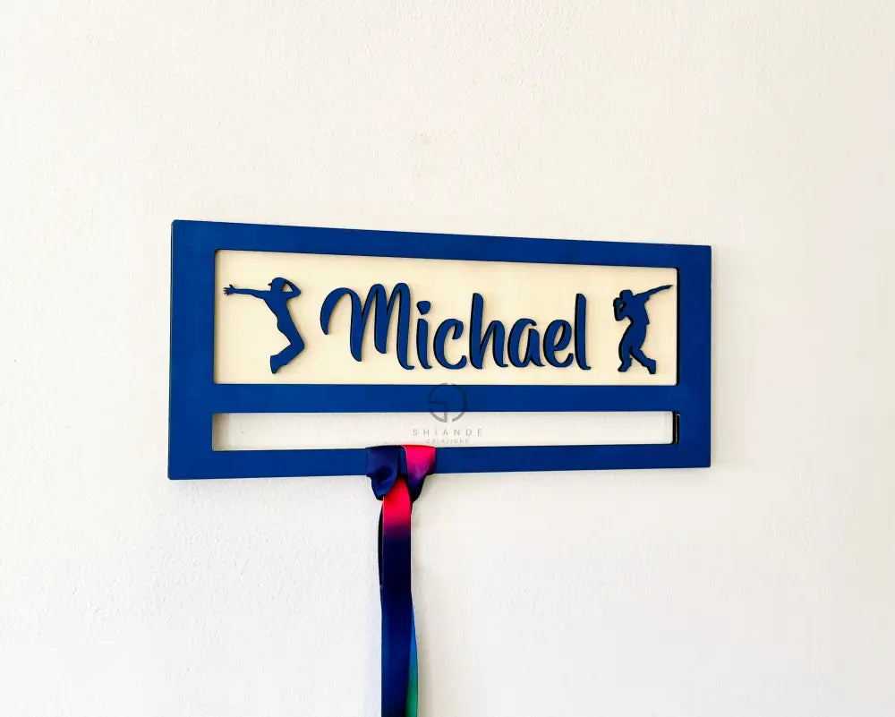 Dance Medal Display Personalized – Custom Dancing Medal Holder Rack | Medal Hanger for Dancers Ballet Jazz Hip-Hop