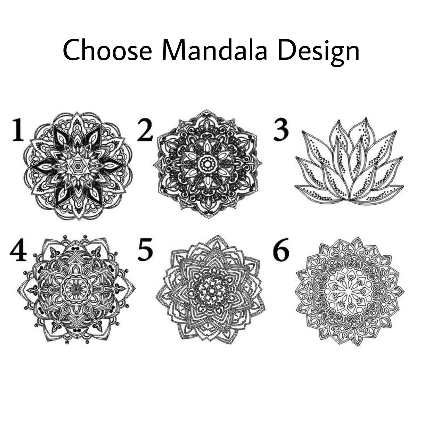 Mandala Name Wood Notebook Personalized, Personal Study Notebook, Wood Engraved Notebook A5/A6/A4 Journal, Custom Message Gift Notepad