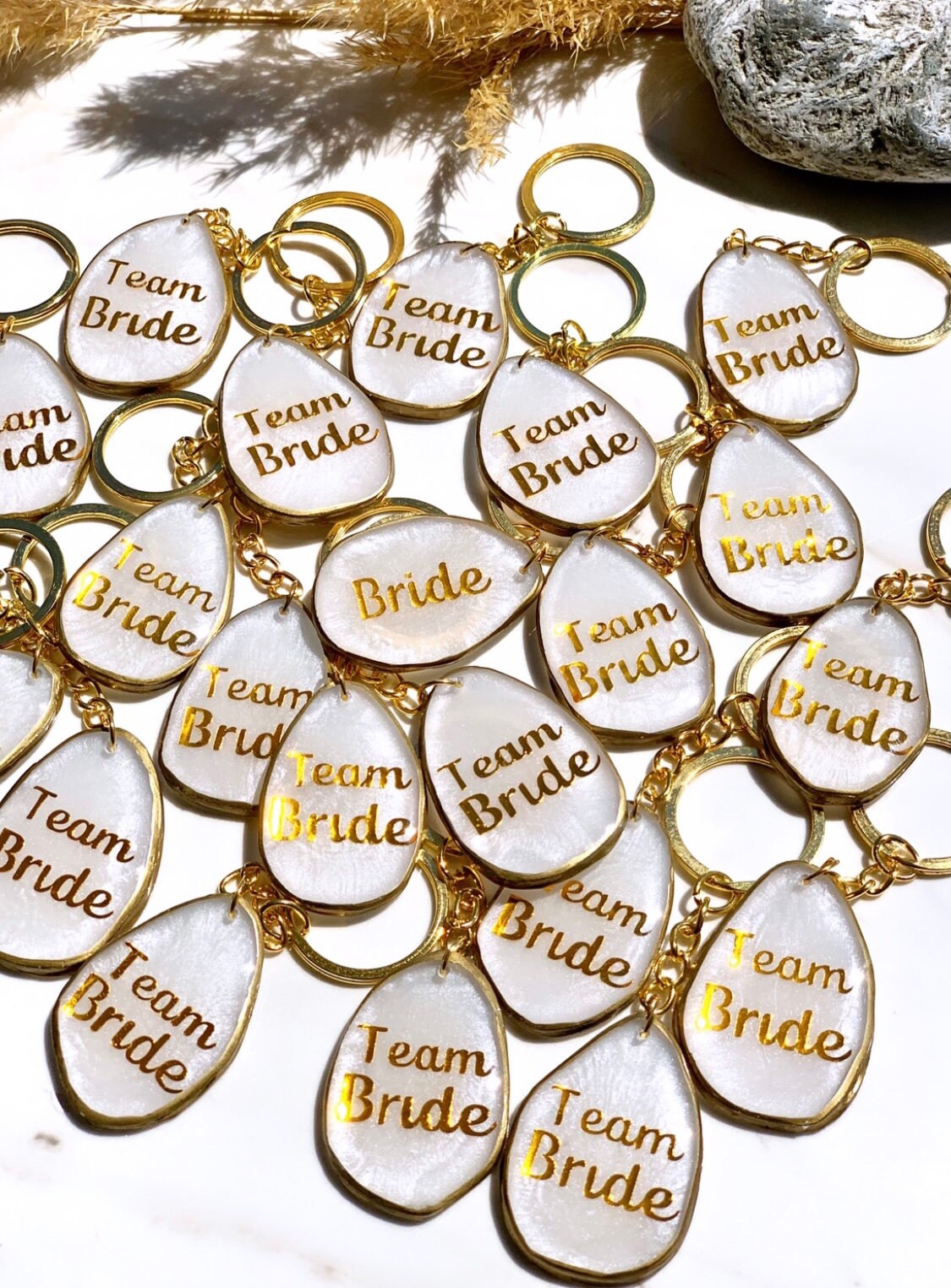 TeamBride, Bridesmaids gifts, Bride Tribe Gifts, Personalized Initial Letter Keychains, Hen Party Gifts, Name Resin Keyrings, Wedding Favors