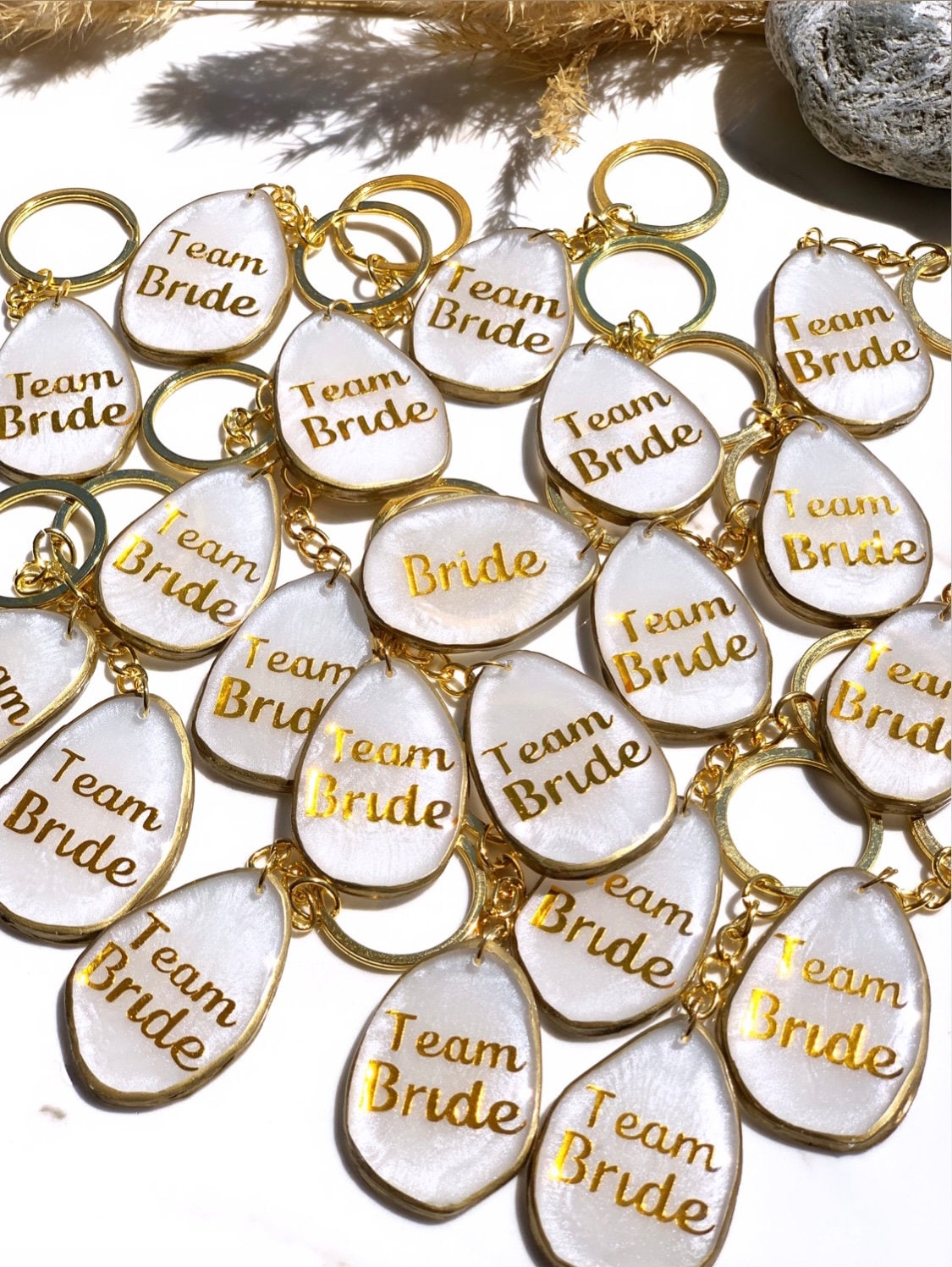 TeamBride, Bridesmaids gifts, Bride Tribe Gifts, Personalized Initial Letter Keychains, Hen Party Gifts, Name Resin Keyrings, Wedding Favors