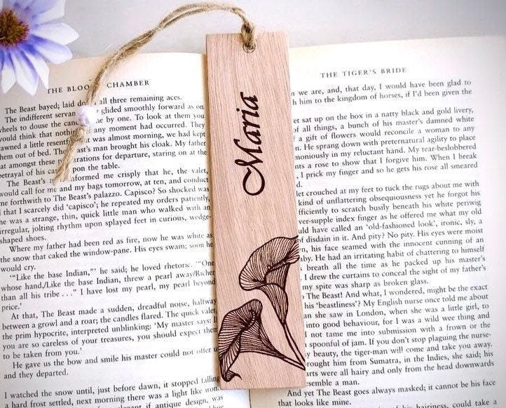 Bulk Bridesmaids Gifts Personalized Bookmarks, Bookmarks for Student Gifts, Team Bride Tribe Hen Party Gifts, Wood Engraved Name Bookmark