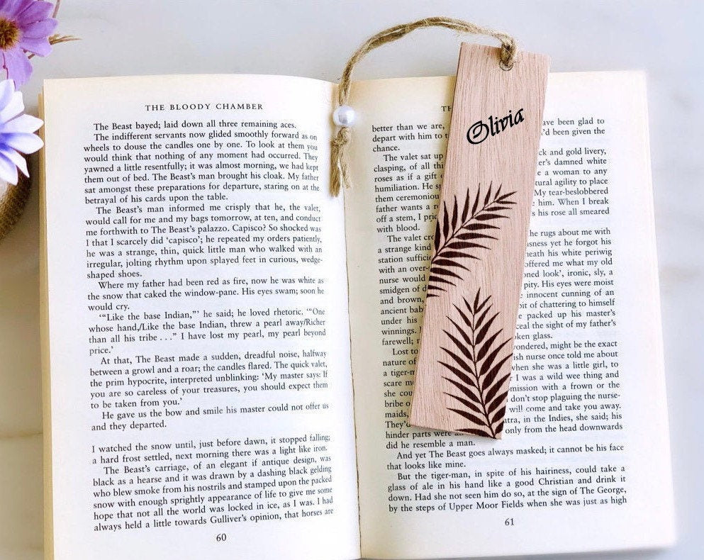 Bulk Bridesmaids Gifts Personalized Bookmarks, Bookmarks for Student Gifts, Team Bride Tribe Hen Party Gifts, Wood Engraved Name Bookmark