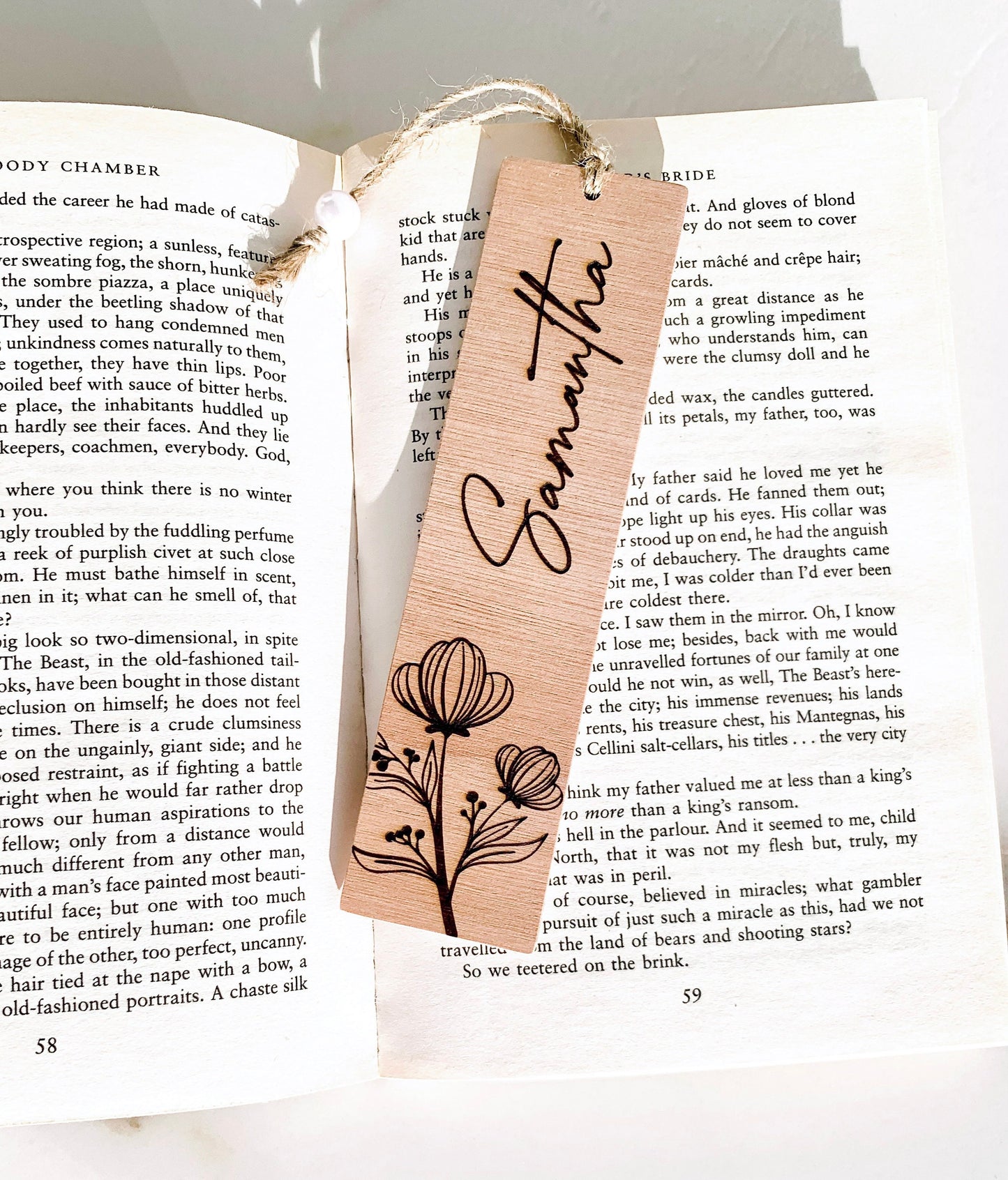 Bulk Bridesmaids Gifts Personalized Bookmarks, Bookmarks for Student Gifts, Team Bride Tribe Hen Party Gifts, Wood Engraved Name Bookmark