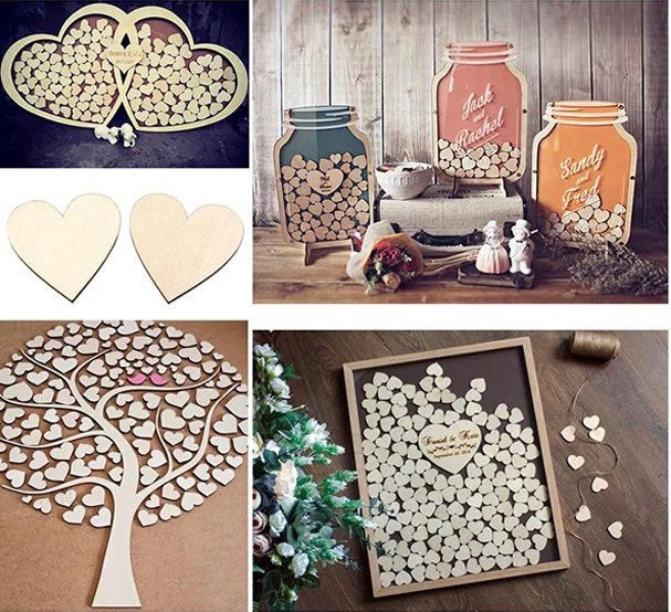 Blank Wood Heart Cutouts: DIY Craft Shapes, Ornaments & Decor