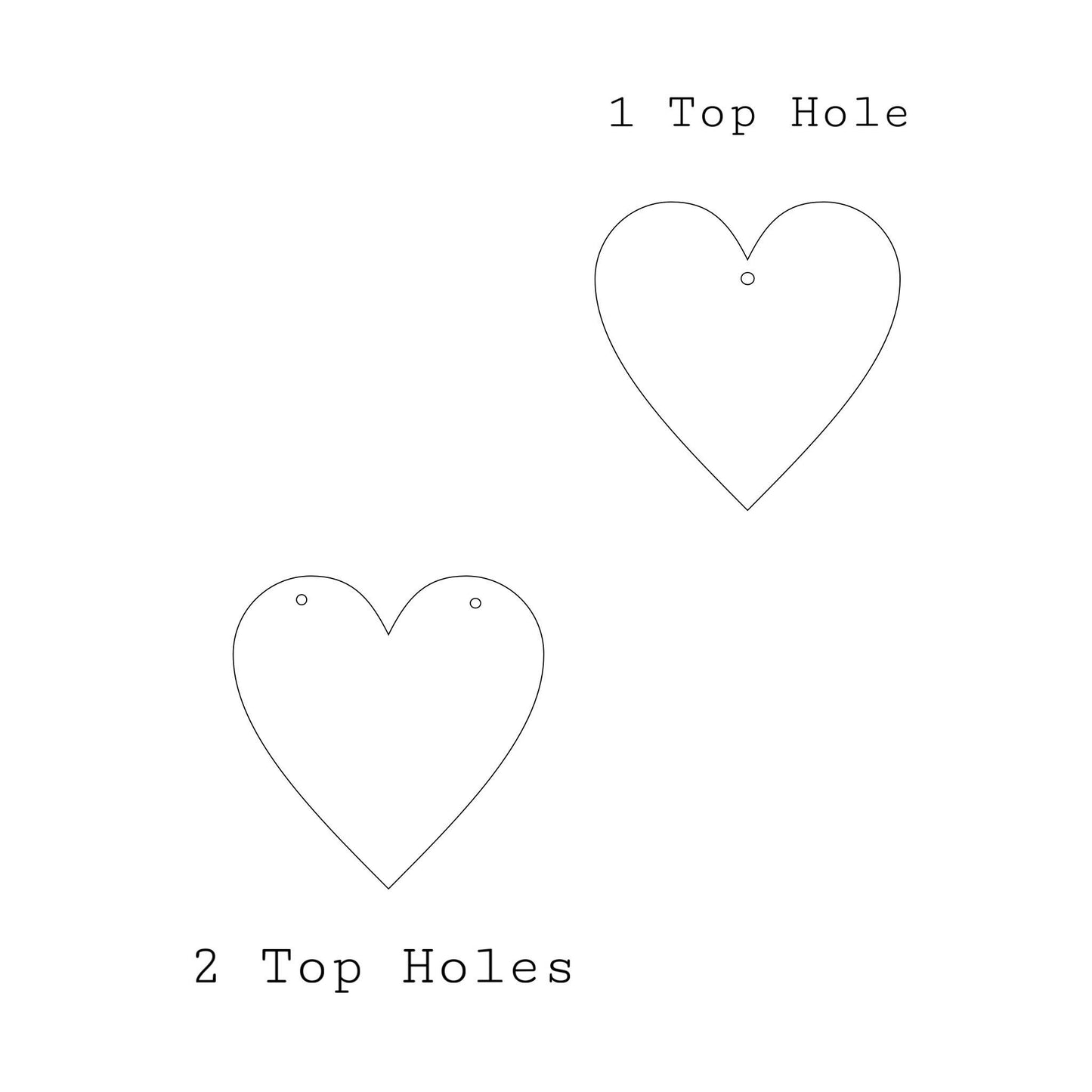 Blank Wood Heart Cutouts: DIY Craft Shapes, Ornaments & Decor