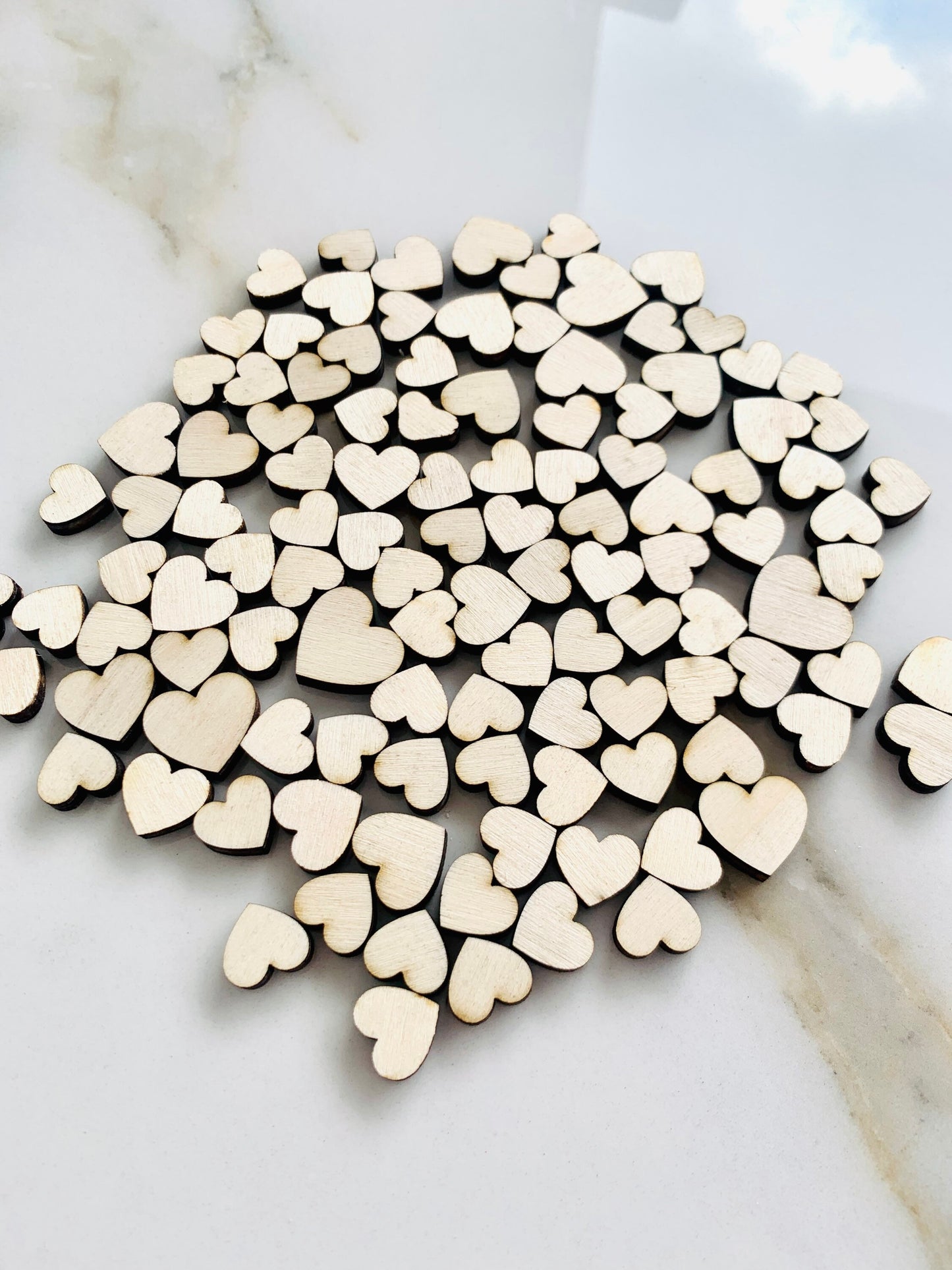Blank Wood Heart Cutouts: DIY Craft Shapes, Ornaments & Decor