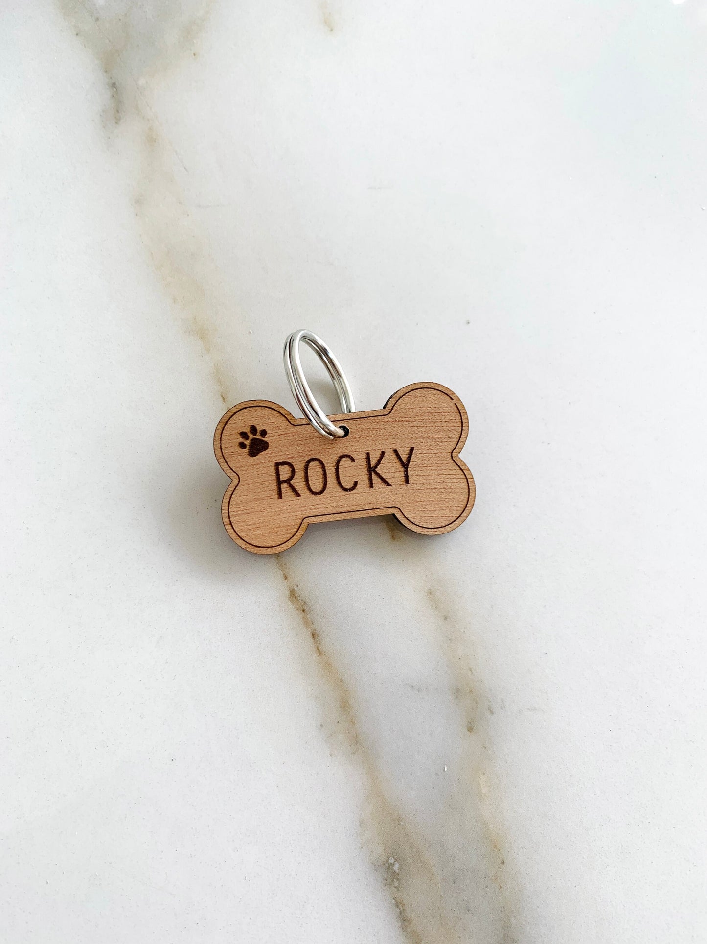 Dog ID Tags Wooden Engraved Cat ID Tags Personalized Rustic Pet ID Tag Custom Name & Phone Number Dog Tag Puppy Kitten Tag Pet gifts