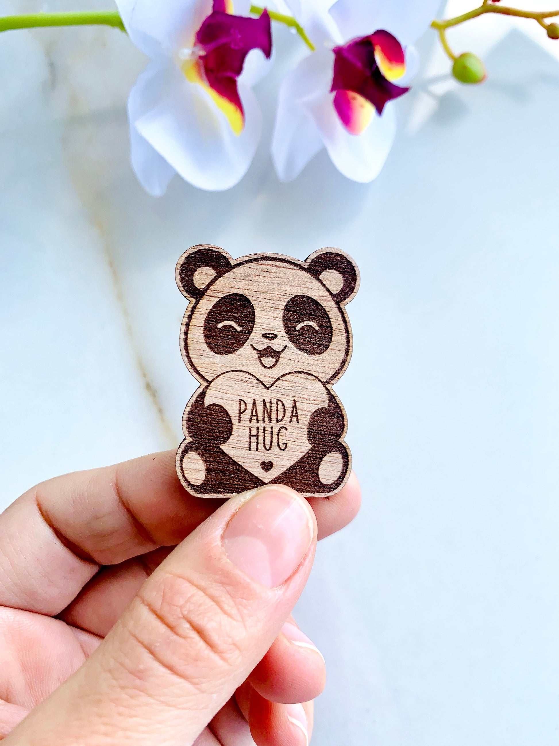 Panda Bear Pocket Hug Token, Send a Hug Gift, Thinking of You Gift, Pick me Up Gift Missing You, Isolation Travel Distance Pocket Hug