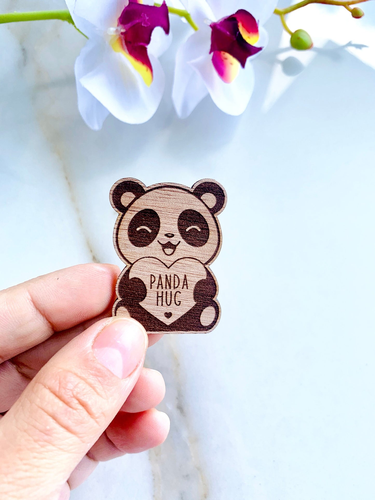 Panda Bear Pocket Hug Token, Send a Hug Gift, Thinking of You Gift, Pick me Up Gift Missing You, Isolation Travel Distance Pocket Hug