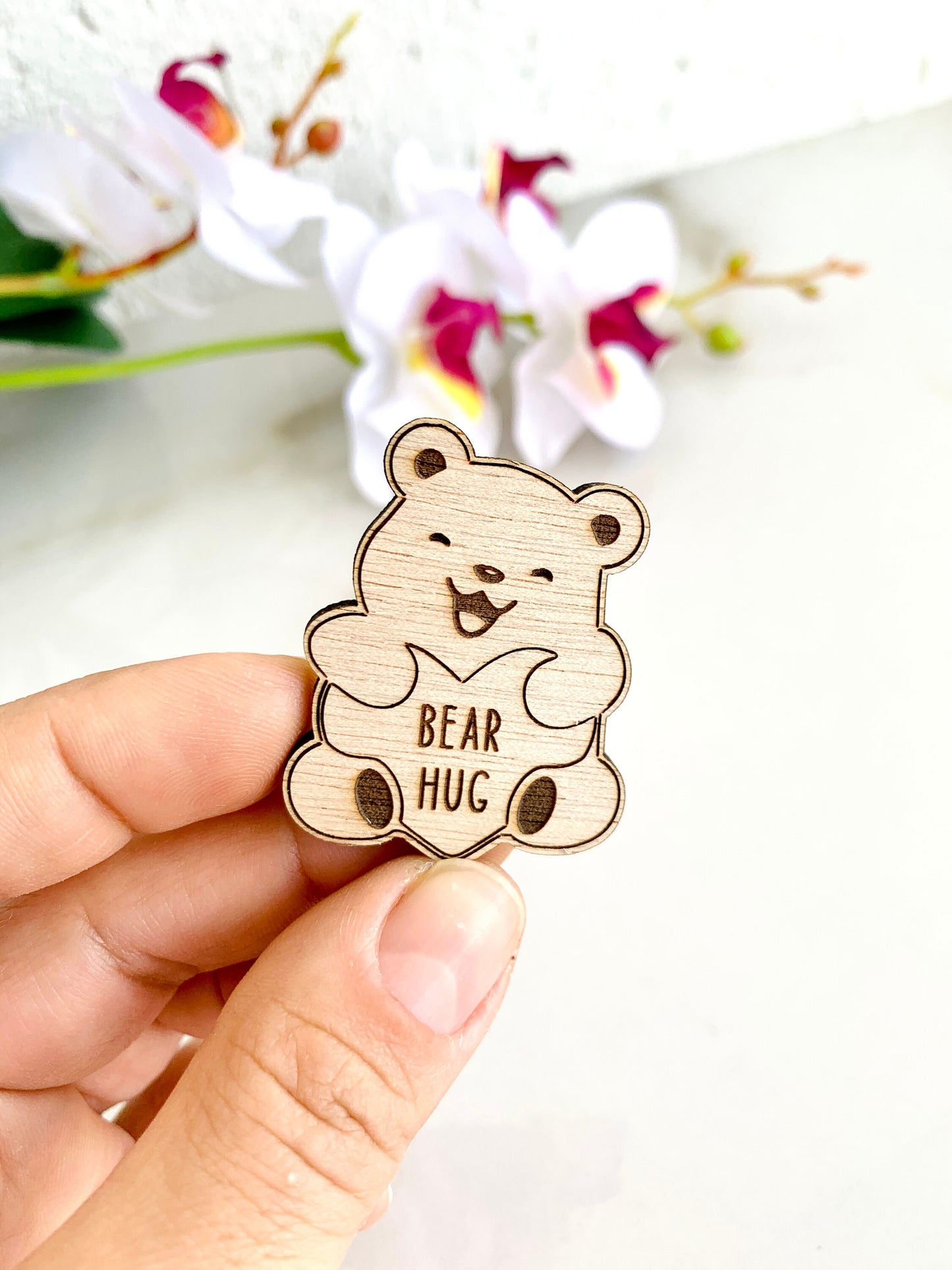 Bear Pocket Hug Token, Send a Hug Gift, Thinking of You Gift, Pick me Up Gift Missing You, Isolation Travel Distance Pocket Hug