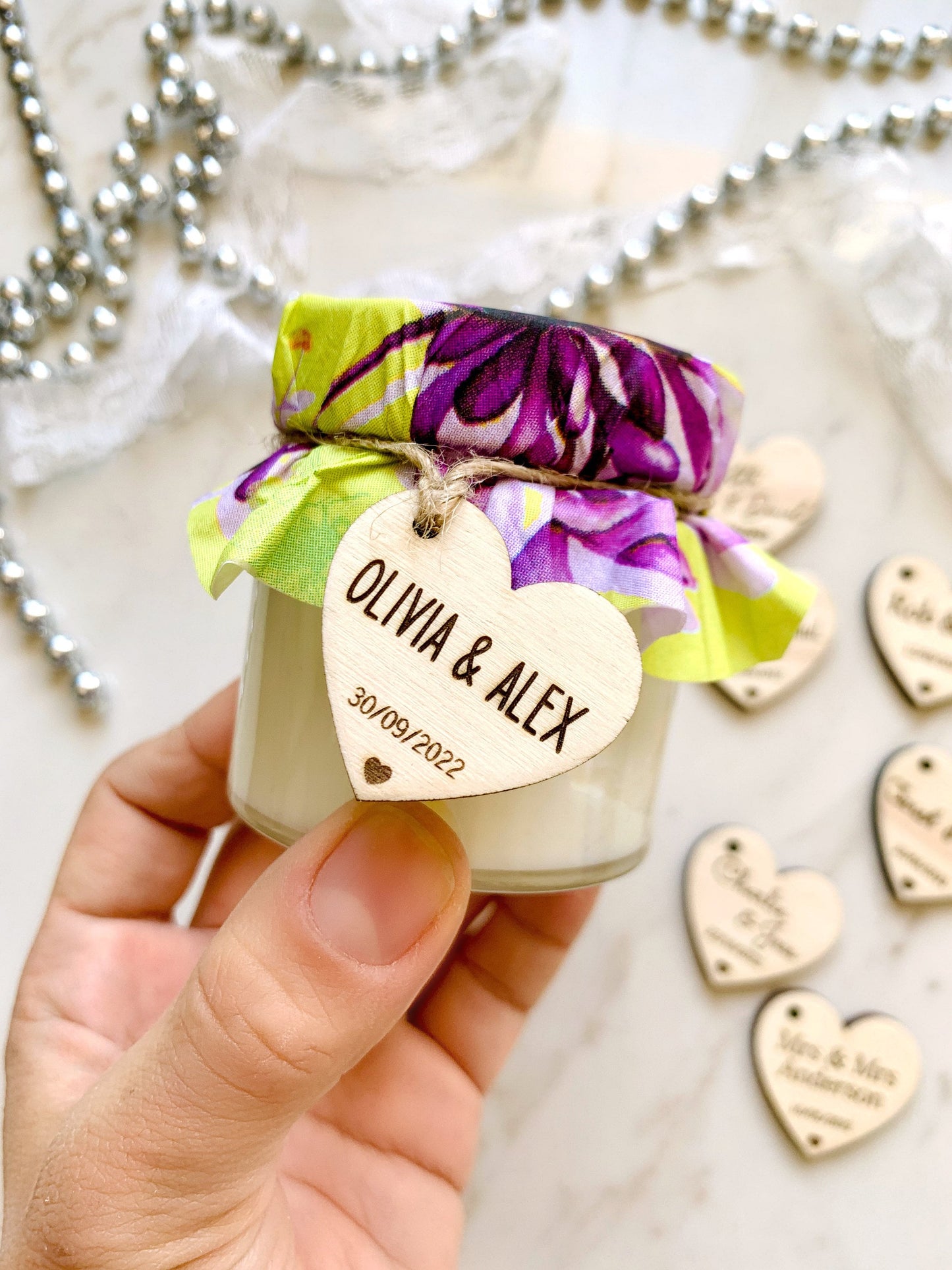 Wedding favor Tags, Wedding Hearts Tags, Mr/Mrs Wood Tags, Couples Names & Date Wood Tags, Rustic Wedding Décor, Wooden Hearts For Wedding