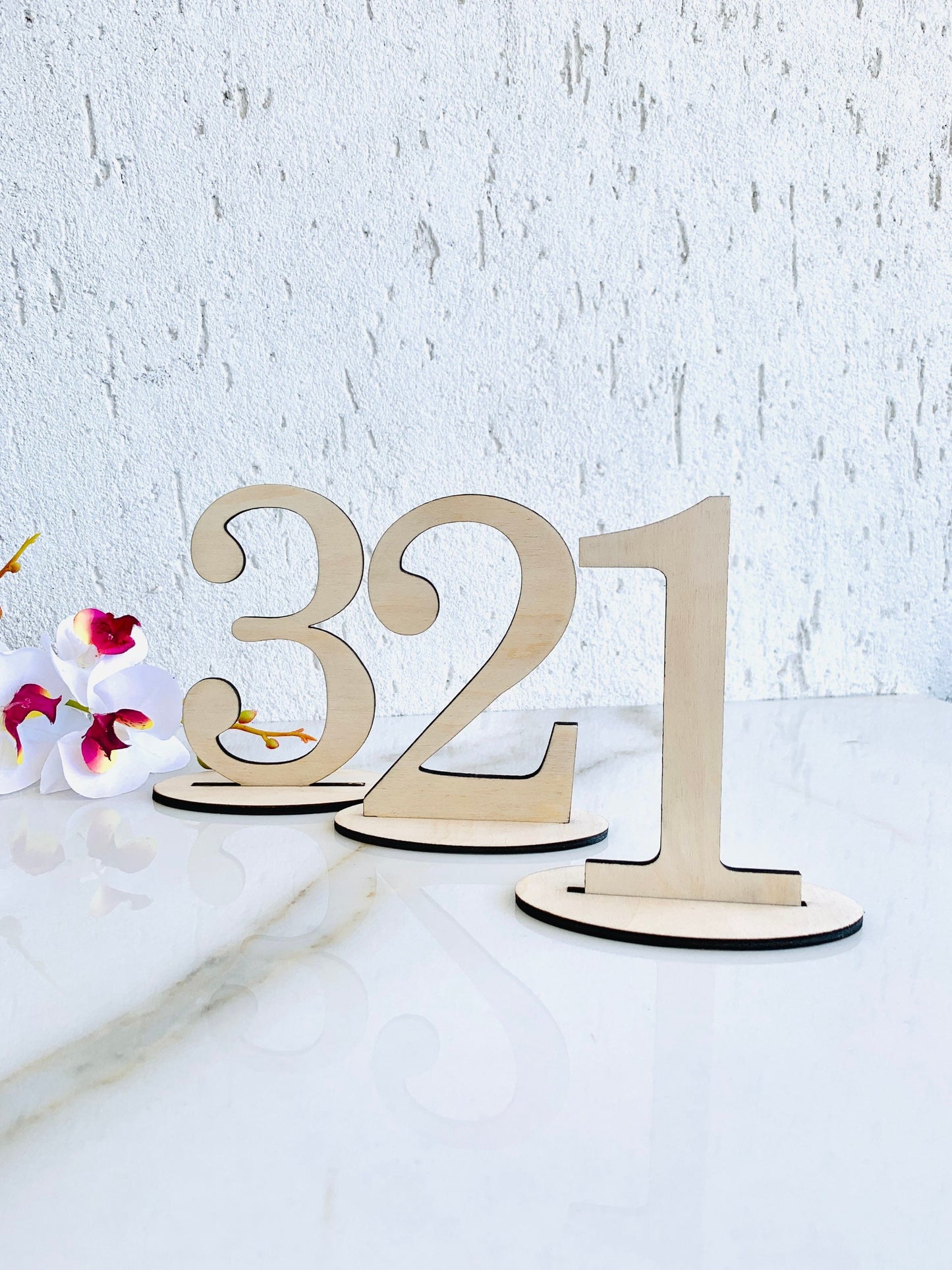 Wood Table Numbers Wedding Table Numbers, Rustic Wedding Table Décor, Freestanding Wedding Number Centerpiece  Standalone Table Numbers