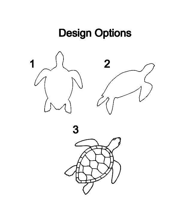 Turtle Wood Cutouts, Large & Small DIY Wood Turtle, Mini Tiny Blank Turtle in Bulk, Unfinished Wood Turtle Cutout For Crafting Party Decor