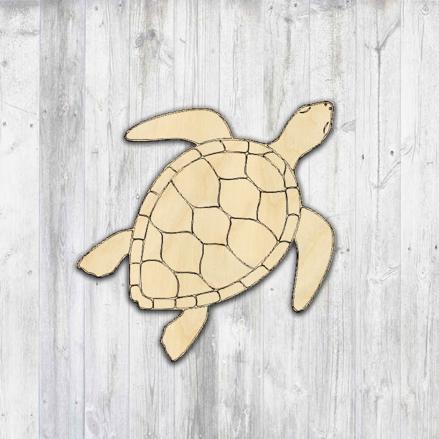 Turtle Wood Cutouts, Large & Small DIY Wood Turtle, Mini Tiny Blank Turtle in Bulk, Unfinished Wood Turtle Cutout For Crafting Party Decor