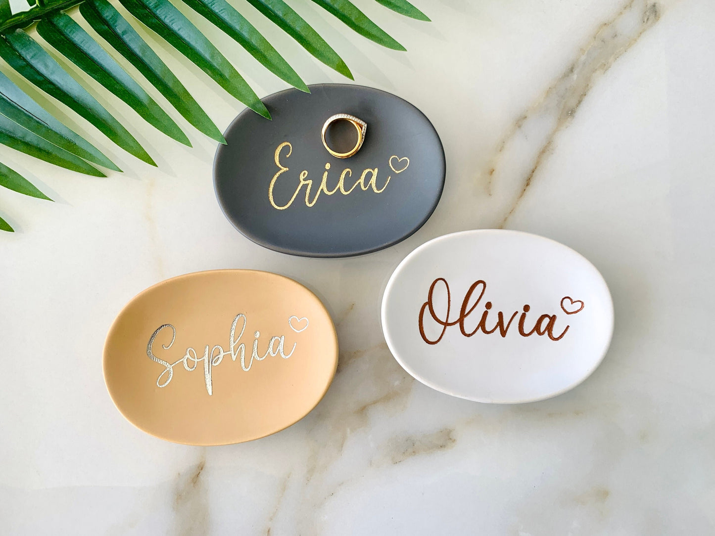 Personalized jewelry dish bridesmaid gift ring dish personalized gift for her Engraved trinket dish bridesmaids wedding gifts ring dish