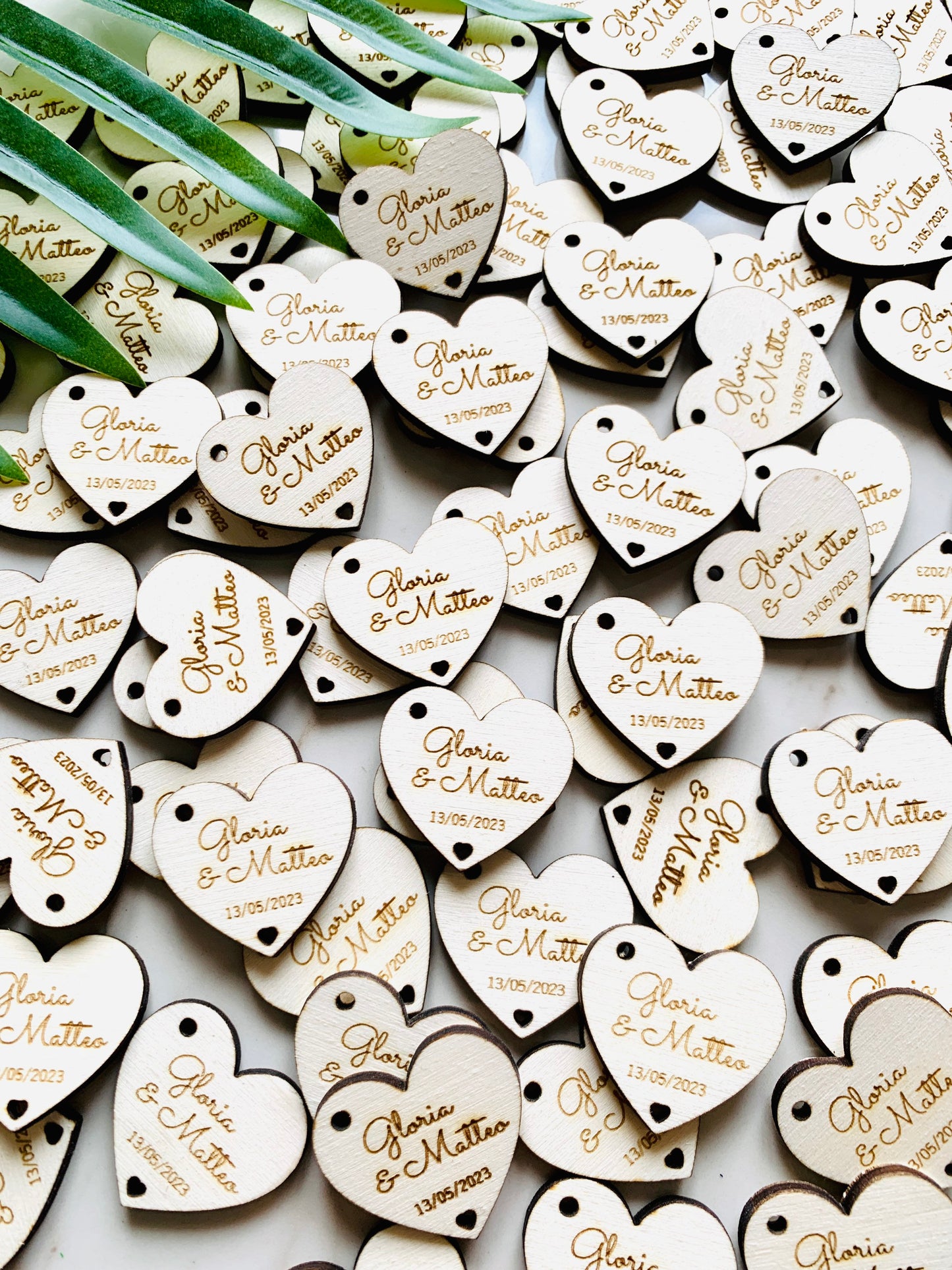 Wedding Favor Wood Tags Personalised, Wedding Heart Tags, Thank You Wedding Favor, Bridal Shower Tags, Couples names With Love Favor Tags