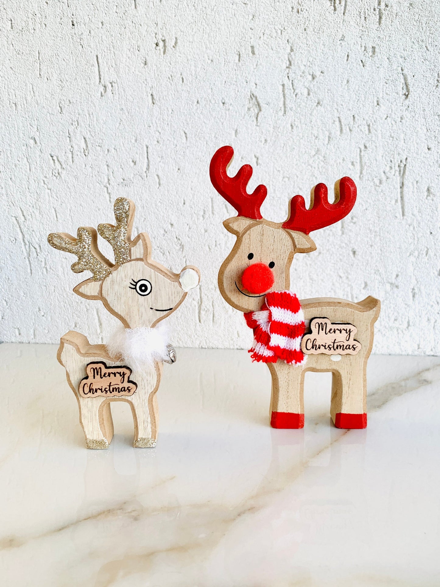 Personalized Christmas Reindeer, Place Name Settings, Freestanding Christmas Reindeer, Family Christmas Gifts, Xmas Wood Engraved Reindeer