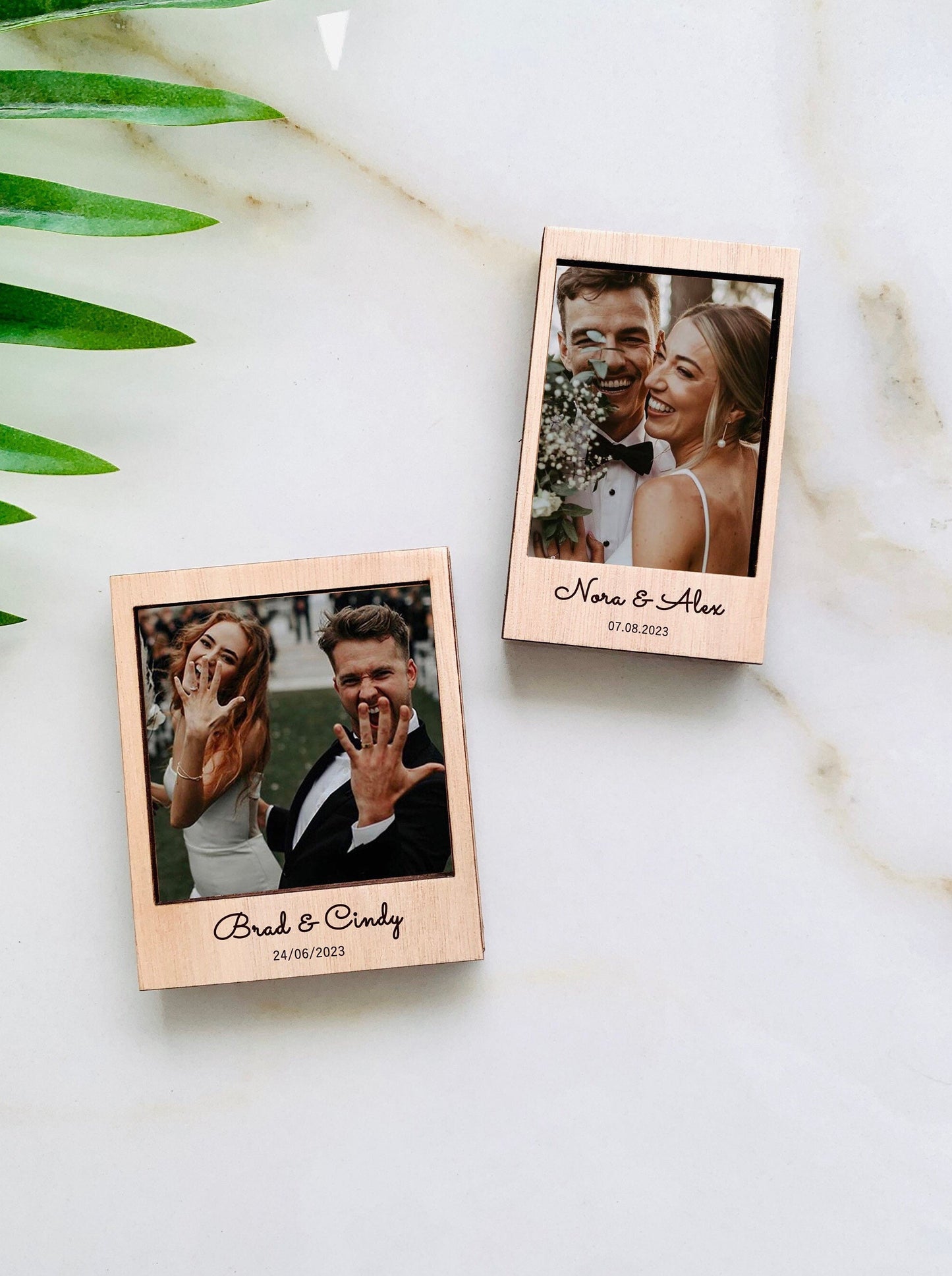 Magnetic Mini Photo Frame Favors, Instax Wedding Photo Frame Baptism Photo Frame Engagement Picture Frame Bridal Shower Engraved Photo Frame