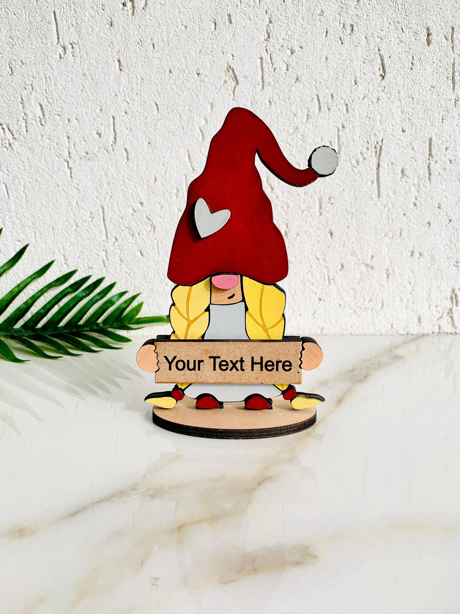 Custom Gnomes Couple Personalized, Christmas Gnomes Name Place Settings, Freestanding Valentines Gnomes, Table Wooden Gonks, Name Gnomes Figurines