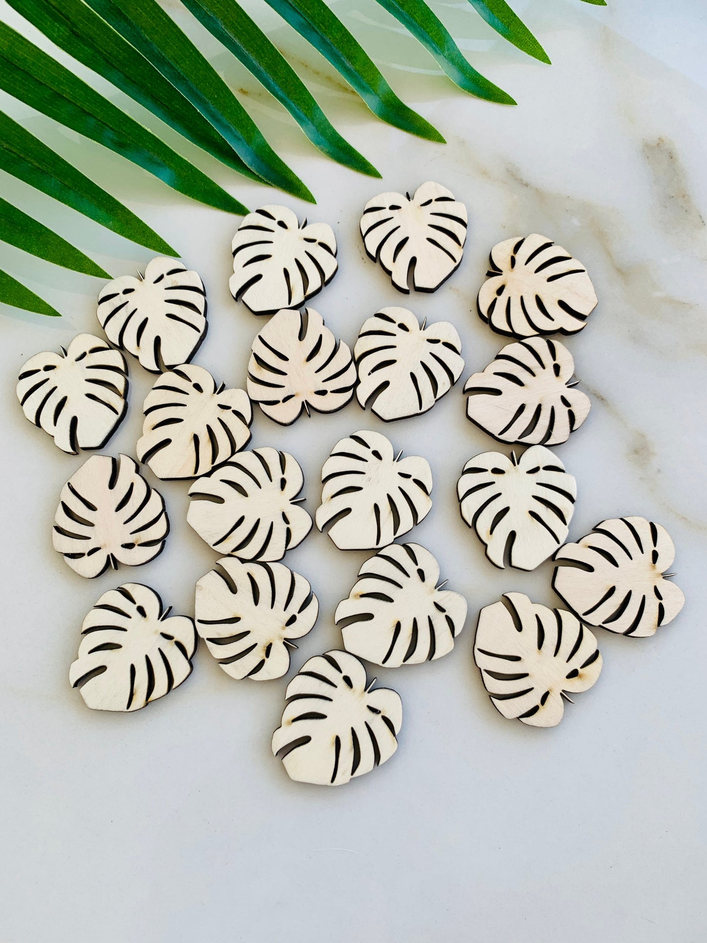 Monstera Leaf Wood Cutouts, Monstera Leaf Wood Sign Blank, Mini Tiny Blank Monstera Leaves in Bulk, Unfinished Monstera Leaf Crafting Wood