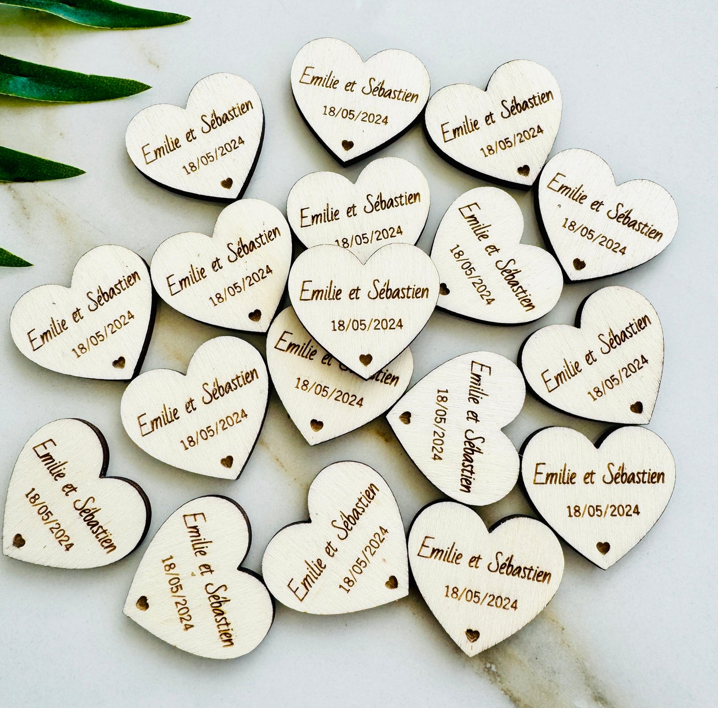 Wedding Favor Wood Tags Personalised, Wedding Heart Tags, Thank You Wedding Favor, Bridal Shower Tags, Couples names With Love Favor Tags