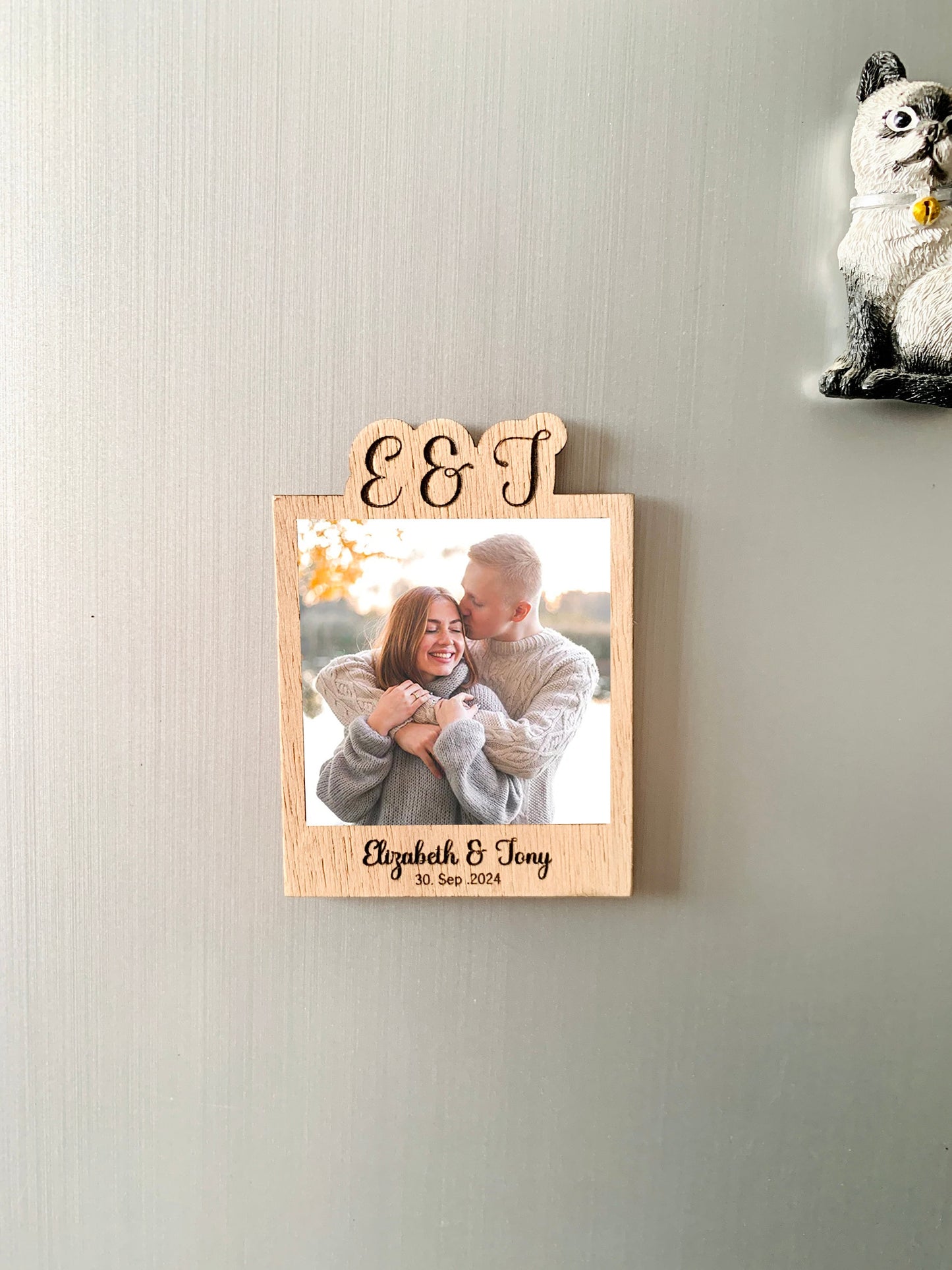 Magnetic Mini Photo Frame Favors, Instax Wedding Photo Frame Baptism Photo Frame Engagement Picture Frame Bridal Shower Engraved Photo Frame