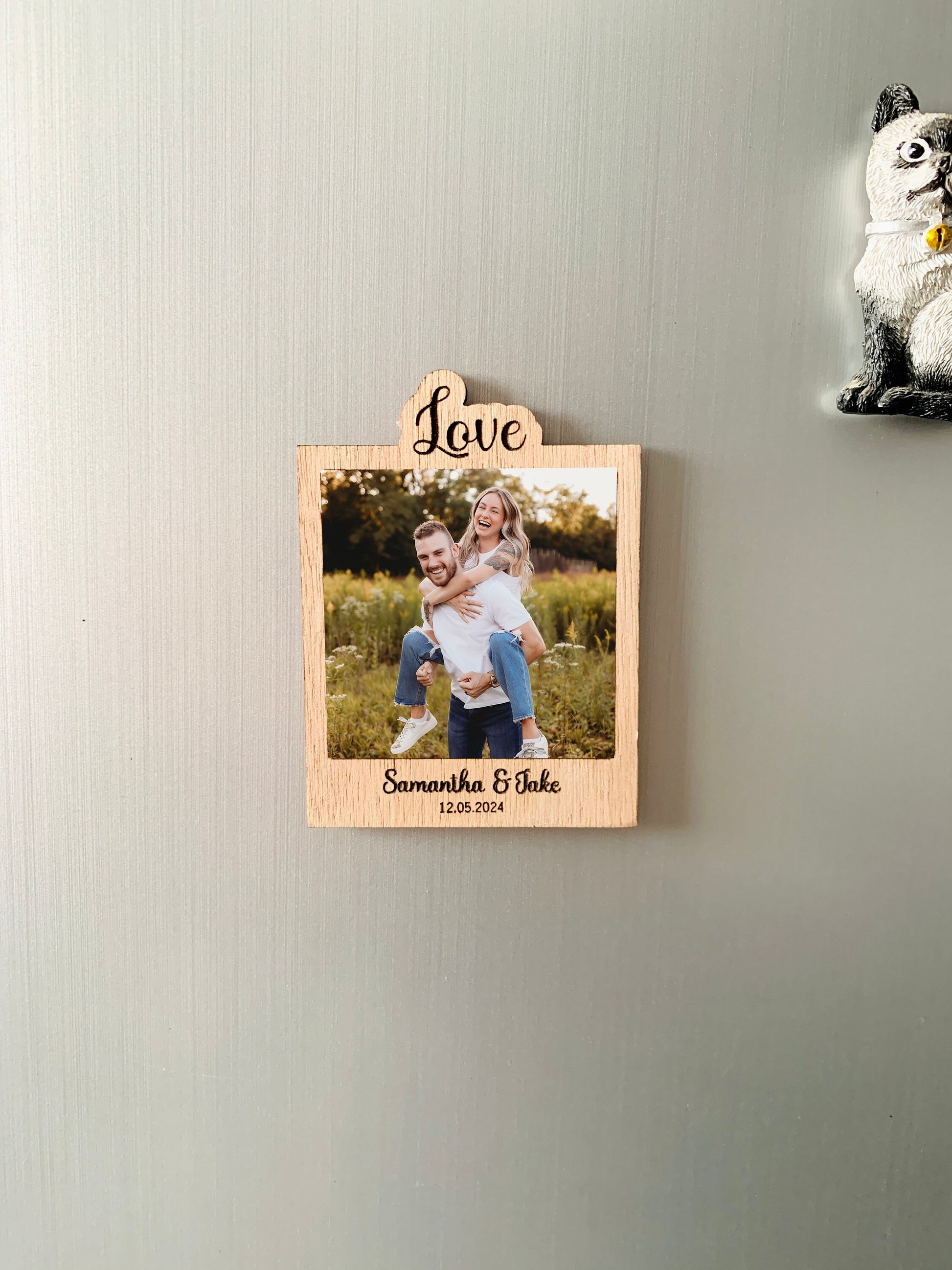 Magnetic Mini Photo Frame Favors, Instax Wedding Photo Frame Baptism Photo Frame Engagement Picture Frame Bridal Shower Engraved Photo Frame