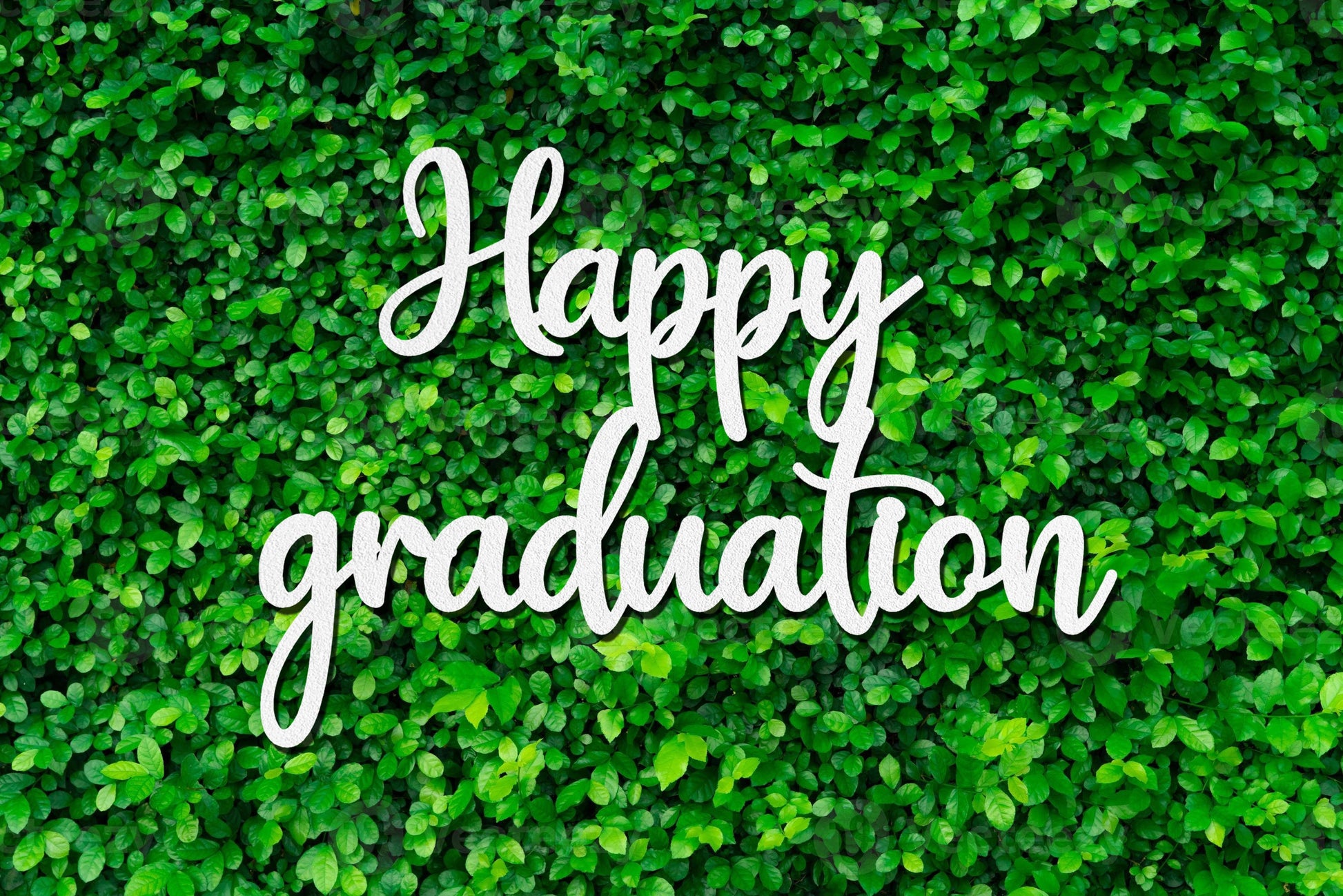 Happy Graduation Backdrop, Graduation Party Decor Wood Sign, Laser Cut Graduation Hedge Yard Sign, Celebration Banner