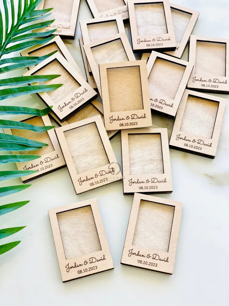 Magnetic Mini Photo Frame Favors: Personalized Instax Wedding Favors Engagement Baptism Bridal Shower Gifts