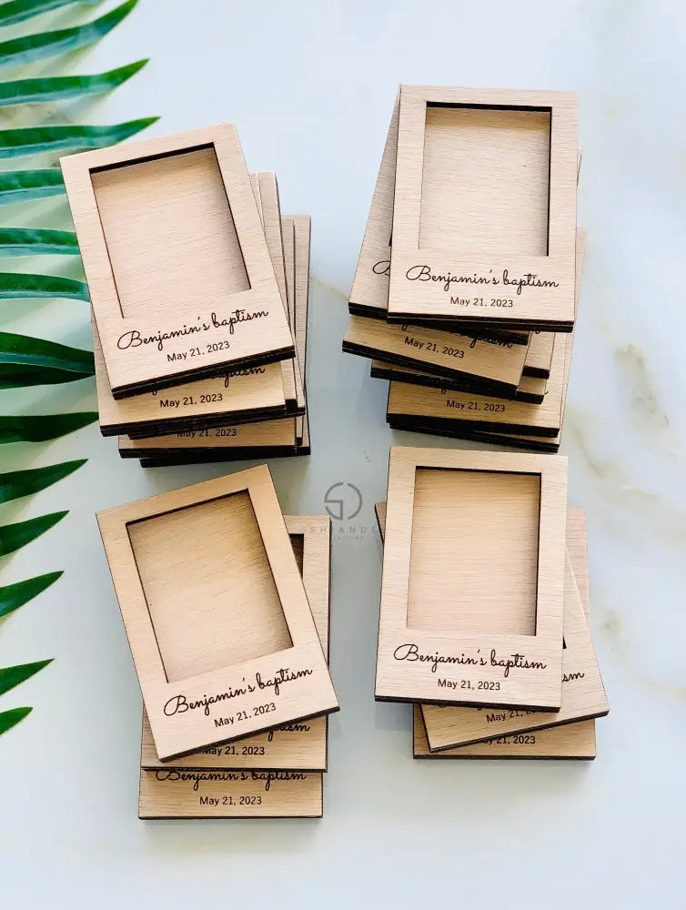 Magnetic Mini Photo Frame Favors: Personalized Instax Wedding Favors Engagement Baptism Bridal Shower Gifts