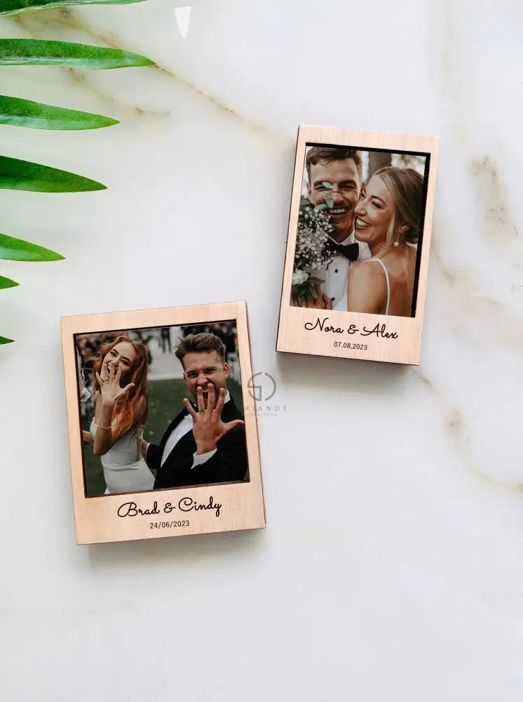 Magnetic Mini Photo Frame Favors: Personalized Instax Wedding Favors Engagement Baptism Bridal Shower Gifts