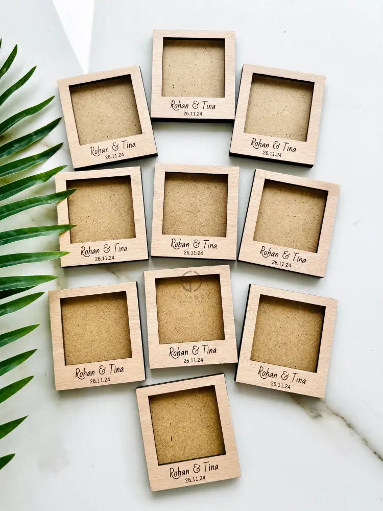 Magnetic Mini Photo Frame Favors: Personalized Instax Wedding Favors Engagement Baptism Bridal Shower Gifts