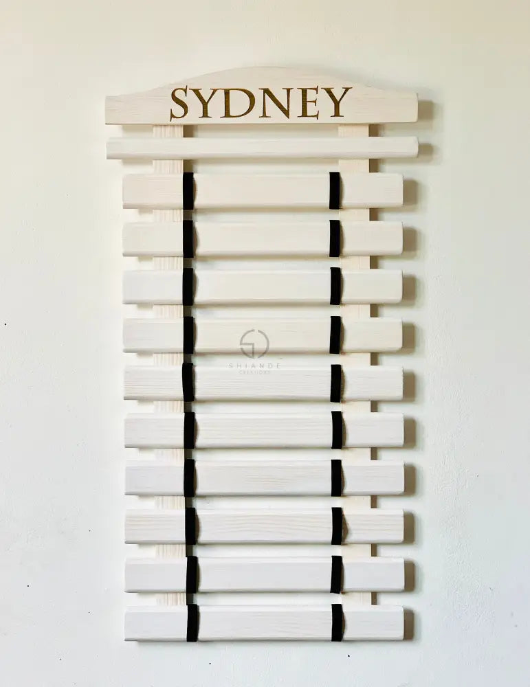 Karate belt rack gift for taekwondo student