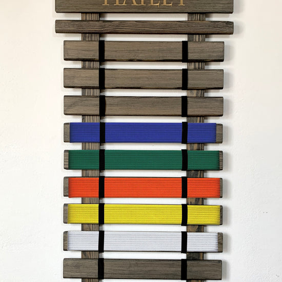 Martial Arts Belt Display Holder Rack. ShiandeCreations.com